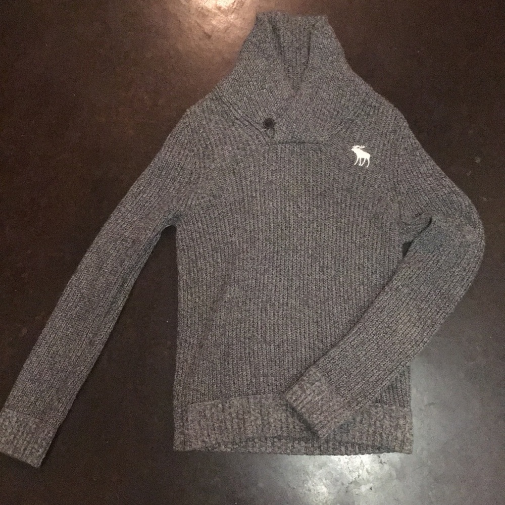 Men’s Sz M Gray Abercrombie & Fitch Sweater